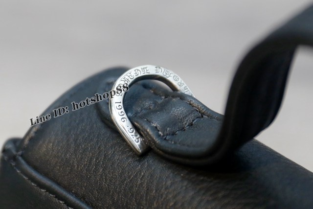 Chrome Hearts專櫃高端皮具包包 克羅心925純銀五金限量版小寶劍單肩手提包 gj1103